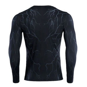 Maillot de bain à manches longues pour homme, protection UV, séchage rapide, surf, plage, vêtements de sport, compression - Product Image 5