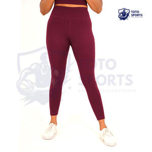 Long Lasting Elastic High Quality Lightweight Durable Everyday Comfort Soft New Arrival Breathable Slim Custom Logo <b>Leggings</b> - Product Image 5