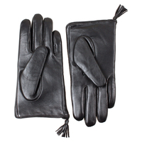 Gants personnalisés en cuir de mouton thermiques/isolés, compatibles avec les écrans tactiles, pour hommes et femmes, parfaits pour les fêtes d'hiver