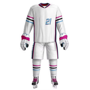 Premium Performance Ice Hockey Uniform | Breathable Mesh Fabric Jersey & <b>Socks</b> | Bulk Manufacturer Direct - Product Image 2