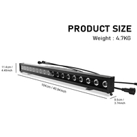 Projecteur mural LED intelligent à détection sonore 18x10W RGBWA UV 6-en-1 étanche IP65 avec contrôle DMX512 pour événements DJ