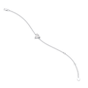 REYES New Arrival 925 Sterling <b>Silver</b> Trillion Cut 1.27 Carat Moissanite Single Stone Link Chain <b>Bracelet</b> For Women Fine Jewelry - Product Image 3