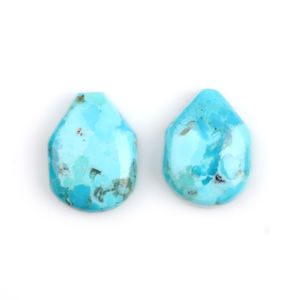 Vente en gros de cabochons en turquoise bleue naturelle de Mohave, 11x15mm, forme fantaisie, pierres précieuses calibrées pour la fabrication de bijoux, approvisionnement en gros - Product Image 1