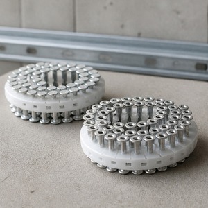 [YOU-ONE Sistemi di Fissaggio] Chiodi a Bobina per Calcestruzzo con Gambo Sfalsato per MAX HN120 3.4mm da 25 a 52mm, Perni per Calcestruzzo in Nastro - Product Image 4