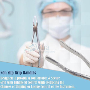 Nouvel arrivage : Forceps d'extraction dentaire manuels en acier inoxydable, certifiés CE, réutilisables, légers, haute qualité, très demandés - Product Image 4