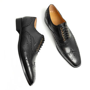 Zapatos Escoceses de Invierno Ecológicos, Diseño Plano, Plantilla Ligera de Goma, Cuero Impermeable, Estilo Brogue, para Exteriores - Product Image 4