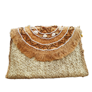 Bolso de cuentas indio hecho a mano, colorido, de lujo, artesanal étnico, con asa de baguette de cuentas de cristal, duradero, estilo moderno, para fiestas informales - Product Image 2