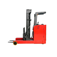 Chariot élévateur à fourche électrique 1,5 tonne 2 tonnes, hauteur de levage 8m, avec plateforme de travail, déplaceur latéral, pour allées étroites
