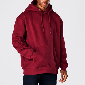 Sudadera con Capucha Extra Grande de Alta Calidad, Sudadera de Algodón Grueso con Logotipo Personalizado para Hombre - Product Image 1