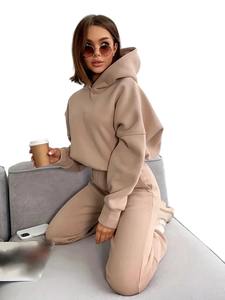 Survêtements pull-over épais pour femmes, sweat-shirt en polaire d'hiver pour femmes / Survêtements pull-over décontractés de haute qualité pour femmes - Product Image 3