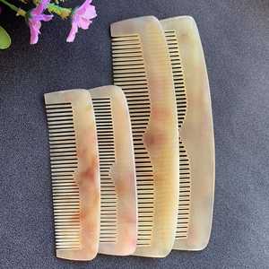 Peigne à cheveux artisanal écologique classique de qualité supérieure en corne de buffle pour les mères, artisanat rustique naturel - Product Image 4