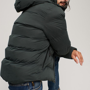Vestes matelassées personnalisées respirantes avec fermeture éclair, style décontracté, parka enduite sur mesure - Product Image 3