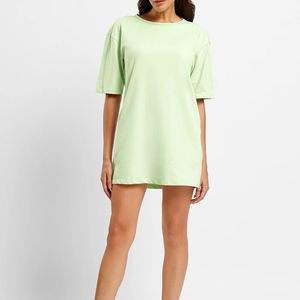 Camiseta de Mujer de Buena Calidad con Lavado Ácido, Transpirable, Informal, Ligera, de Media Manga, para Verano - Product Image 1