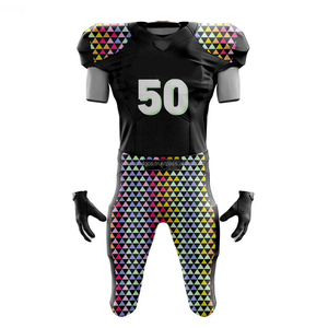 Uniformes de haute qualité 2025 chemise et maillots d'équipe de football à séchage rapide ensemble uniforme chargeurs maillots de Football américain - Product Image 6