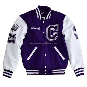 เสื้อแจ็กเก็ตเบสบอลผู้ชายไซส์ใหญ่พิเศษ, เสื้อแจ็คเก็ตหนังแท้ฤดูหนาว - Product Image 5