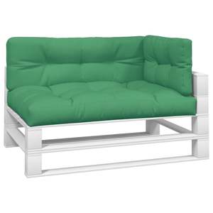 Ensemble de 3 coussins d'extérieur en polyester vert résistants aux UV pour palettes, pour terrasse et jardin - Product Image 3
