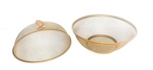 Panier en métal grillagé pour le rangement des fruits et légumes dans la cuisine, panier rond en fil métallique pour la table à manger, organisateur de comptoir - Product Image 6