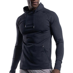 Breathable <b>Lightweight</b> <b>Hoodies</b> For Gym Reasonable Price Solid Color Gym <b>Hoodies</b> Made In Pakistan By Alexandria Industries - Product Image 1