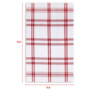 Meilleures Serviettes de Cuisine en Coton 100% Super Absorbantes, Rayées Teintes en Fil, Design de Noël - Product Image 5
