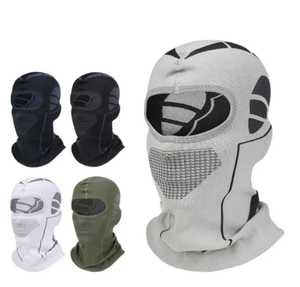 Winter Knitted Balaclava Line Shape Pattern Visor Beanie <b>Hat</b> Mask Neck Warm for Cycling Ski <b>Hiking</b> - Product Image 1