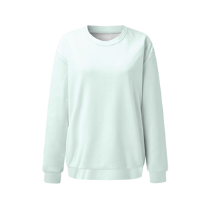 Sudadera Personalizada para Mujer con Cuello Redondo, Fabricante OEM ODM, Sudadera Premium para Dama, Venta al Por Mayor, Marca Privada, Fábrica de Ropa de Moda - Product Image 4