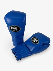No Boxing No Life Guantes de Boxeo Profesionales Estilo Mexicano con Cordones, de Cuero Genuino, Antideslizantes, de Dedo Completo, que Absorben la Humedad, para Entrenamiento - Product Image 3