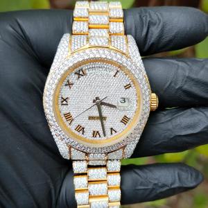 Export Quality Fashion ladies diamond <b>watch</b> with <b>pearl</b> dial for anniversary celebration Available For Sale - Product Image 1