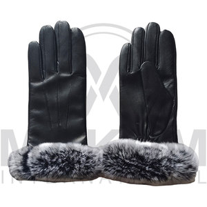 Winter Dress Gloves Outdoor Leather Gloves From Pakistan Women's Fashion Dressing Thermal Car Driving Glove - Product Image 3