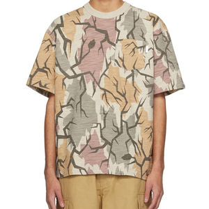 Camisetas de caza de punto extragrandes para hombre al por mayor, de manga corta, de alta calidad, cómodas, transpirables y de color liso. - Product Image 1