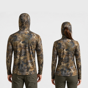 Sudadera con Capucha de Camuflaje para Hombre y Mujer, para Caza, Pesca, Táctica, Manga Larga, Protección UPF - Product Image 4