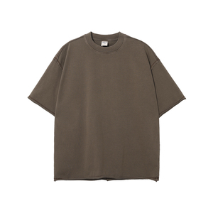เสื้อยืดผู้ชายไซส์ใหญ่ สีดำ ผ้าฝ้าย แขนสั้น คอกลม ลำลอง ทรงพอดีตัว สีพื้น - Product Image 3