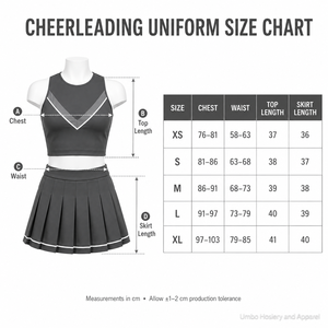 Tenues de cheerleading pour équipes adultes et filles, ensembles sans manches, tenue scolaire personnalisée, robe de cheerleading 100% polyester pour costumes sportifs - Product Image 6