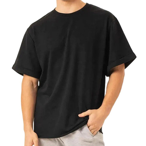 2026 Custom <b>Logo</b> Men's Polyester Neck Baggy T-Shirt Plus Size Blank High Quality 220 Gsm Eco-Friendly Fabric Short Sleeve - Product Image 3