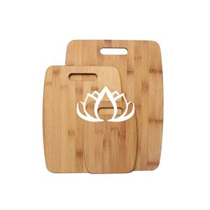 Planche à découper rectangulaire en bambou de luxe, épaisse et grande, avec poignée, personnalisable en gros par l'usine GHP, compatible lave-vaisselle - Product Image 4