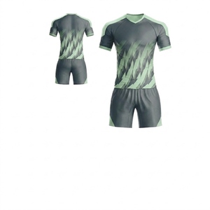 Maillot de football personnalisable avec nom et logo de l'équipe sur le devant, découpe automatisée, fourniture OEM, uniforme d'équipe de football tendance - Product Image 4