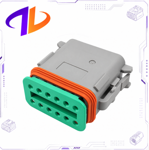 ขั้วต่อสายไฟรถยนต์แบบกันน้ำ DT06-12SA DT06-12S ใช้แทนกันได้ ขั้วต่อตัวเมีย 12 พิน ทำจากทองแดง หุ้มด้วยไนลอน สำหรับชุดสายไฟ DT Series - Product Image 1
