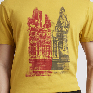 Camiseta de Corte Ajustado para Hombre, con Logotipo Personalizado, 100% Algodón, Ecológica y Transpirable, Disponible en Stock al por Mayor - Product Image 3