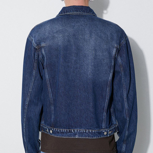 Chaqueta vaquera de alta calidad al por mayor para hombre, impresión personalizada, hecha en Pakistán, chaqueta vaquera vintage para hombre en venta - Product Image 2