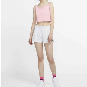 Débardeur rose 2026 pour femme en coton, brassière de sport pour l'entraînement et la course, crop top fitness, taille américaine pour femme - Product Image 1
