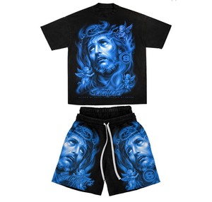 Conjunto de Shorts Casuales de Verano 2026 para Hombre, Camiseta de Manga Corta y Shorts, Conjunto Deportivo Sólido, Ropa de Marca para Hombre, Conjunto de 2 Piezas - Product Image 3