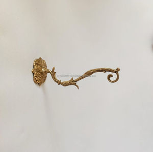 Classic brass <b>wall</b> hooks <b>for</b> timeless interiors supporting daily organization tasks with durable materials build strength trust - Product Image 1
