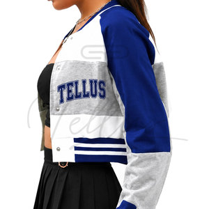 Chaquetas Varsity Cortas para Mujer, de Manga Larga, Hechas con Material Transpirable, Diseño Superior, Precio Accesible - Product Image 4
