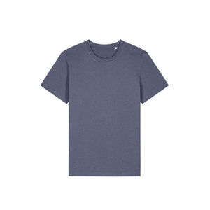 Camiseta clásica de manga corta con cuello redondo para hombre, camiseta lisa de algodón peinado, suave y transpirable, para uso diario informal - Product Image 1