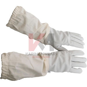 Guantes Profesionales para Apicultura, Resistentes a Picaduras, de Cuero, con Manga Protectora Extra Larga para una Inspección Segura del Colmenero - Product Image 2
