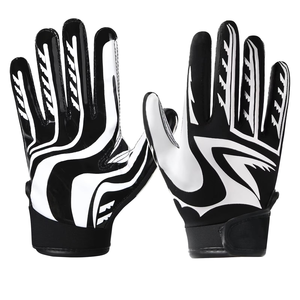 Guantes de Fútbol Americano Profesionales Ligeros con Palma Adhesiva, Guantes de Receptor de Fútbol Americano de Alto Rendimiento para Adultos, Jóvenes y Niños - Product Image 3
