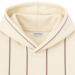 Sweat-shirt à capuche universitaire pour homme, sweat-shirt personnalisé pour collège, imprimé graphique rayé, pull-over streetwear - Product Image 3