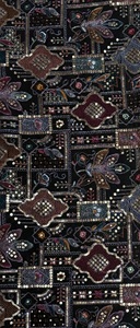 Tissu brodé sur coton flexible de poids moyen pour textile de maison, abaya à motifs, veste pour garçon, kaftan, veste longue, koti court - Product Image 1
