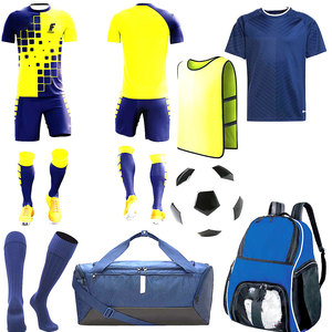 Kit de football en polyester respirant de qualité supérieure avec sac pour clubs, écoles et équipes de développement - Product Image 1