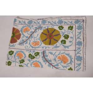 Lavinas Vintage Suzani Kantha Embroidered <b>Quilt</b> Handmade 100% Cotton Boho Bedspread <b>Throw</b> Blanket Eco-Friendly Washable - Product Image 6