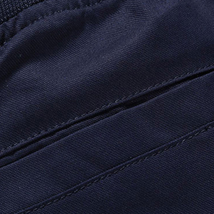Shorts Bermuda en Coton Bleu Marine pour Homme, Taille Mi-Haute avec Cordon de Serrage, Décontractés, Respirants, avec Poches, pour le Sport et la Détente - Product Image 5